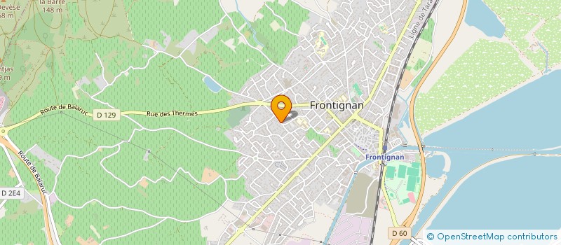 localisation de l'entreprise MON PORT D ATTACHE à FRONTIGNAN