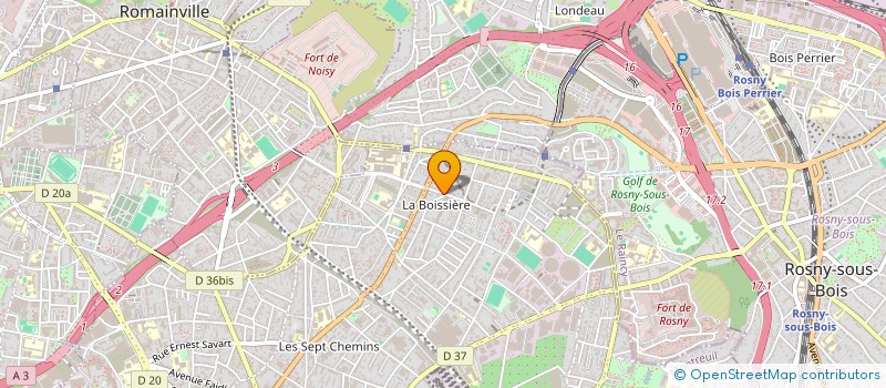 localisation de l'entreprise MON PRESSING.COM à MONTREUIL