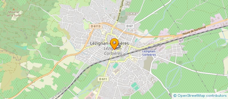 localisation de l'entreprise MON PREVI  LEZIGNAN-CORBIERES