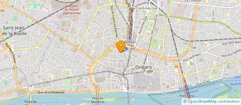 localisation de l'entreprise MON PROJET IMMO à ORLEANS