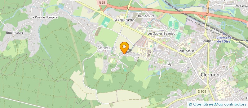 localisation de l'entreprise MON PROJET RENTABLE à AGNETZ