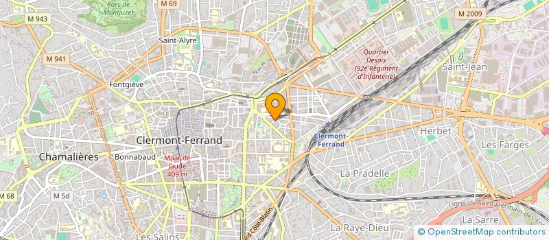 localisation de l'entreprise MON QUARTIER DEMAIN LA GARE DELILLE  CLERMONT-FERRAND