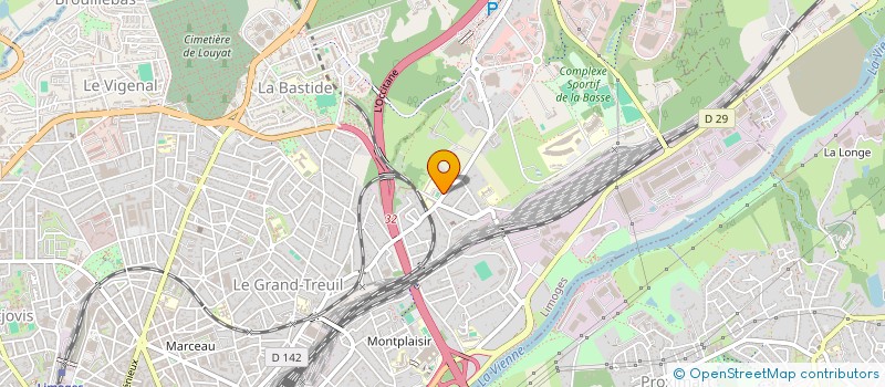 localisation de l'entreprise MON QUARTIER MON ECOLE  LIMOGES