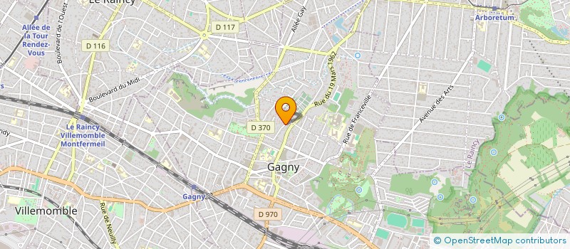 localisation de l'entreprise MON RALLYE SOLIDAIRE à GAGNY
