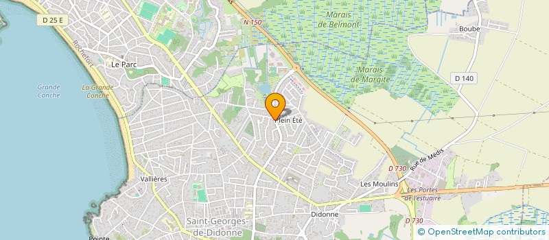 localisation de l'entreprise MON RAYON  SAINT-GEORGES-DE-DIDONNE