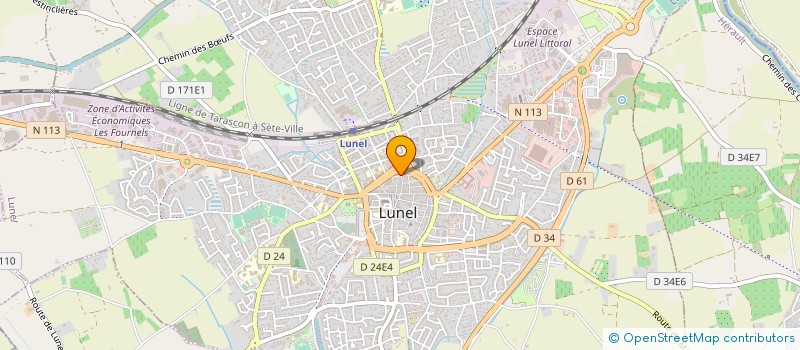 localisation de l'entreprise MON RAYON BEAUTE à LUNEL