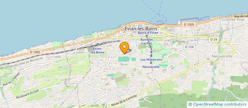 localisation de l'entreprise MON REFUGE  EVIAN-LES-BAINS