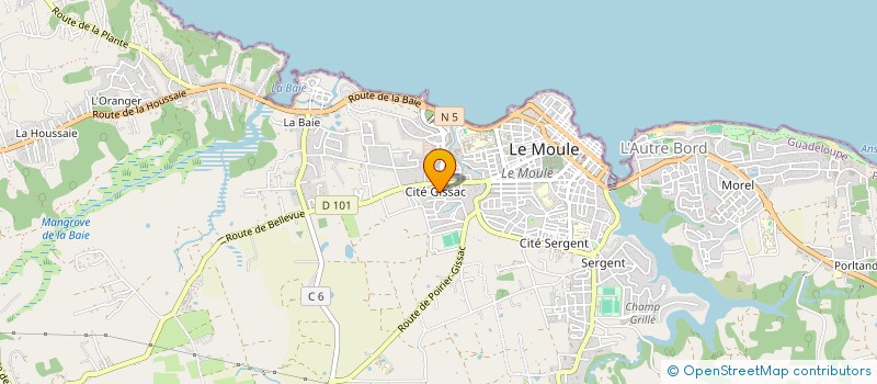 localisation de l'entreprise MON REPOS à LE MOULE