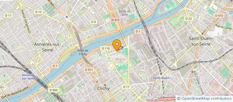 localisation de l'entreprise MON RESEAU à CLICHY