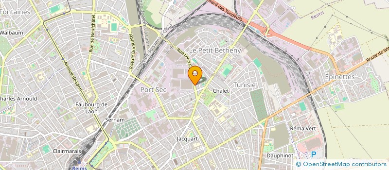 localisation de l'entreprise MON RESTO  REIMS