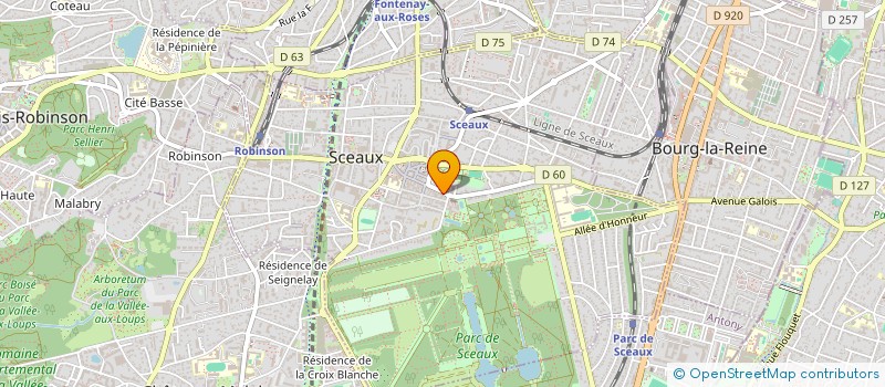 localisation de l'entreprise MON REVE à SCEAUX