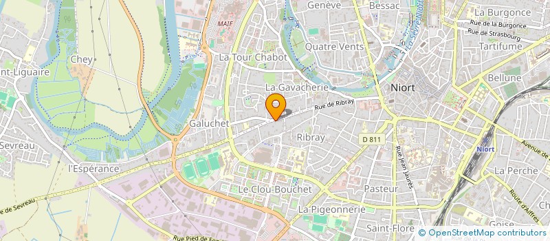 localisation de l'entreprise MON REVE  NIORT