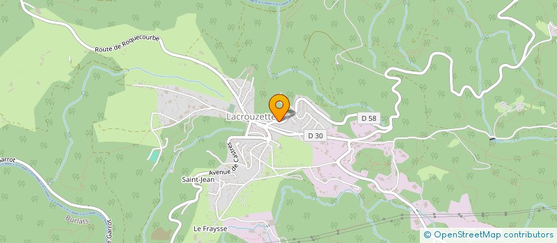 localisation de l'entreprise MON REVE  LACROUZETTE