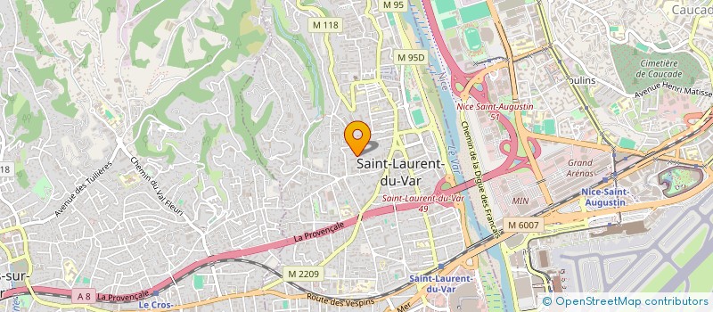localisation de l'entreprise MON REVE à SAINT-LAURENT-DU-VAR