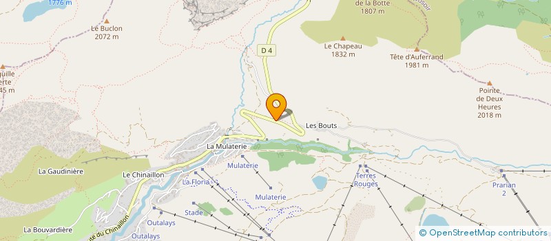 localisation de l'entreprise MON REVE  LE GRAND-BORNAND