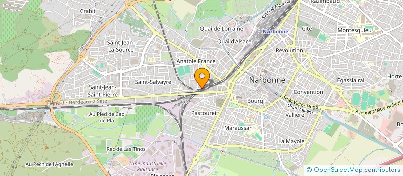 localisation de l'entreprise MON REVE BLEU  NARBONNE