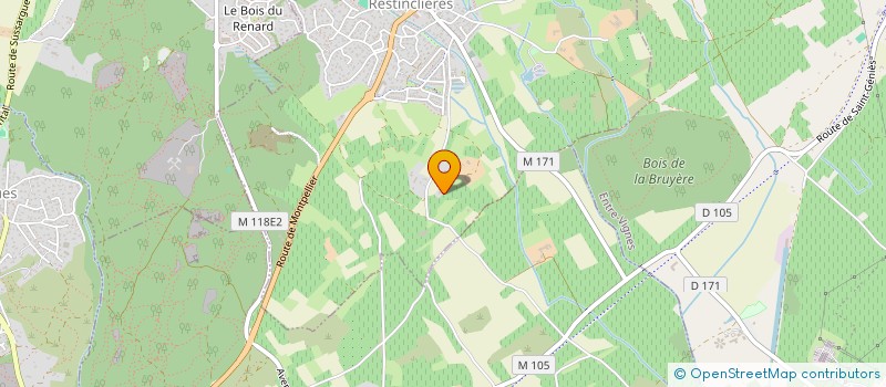 localisation de l'entreprise MON REVE D AUXILLAC  RESTINCLIERES