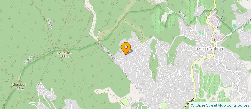 localisation de l'entreprise MON REVE DE LA CROIX VALMER  LA CROIX-VALMER