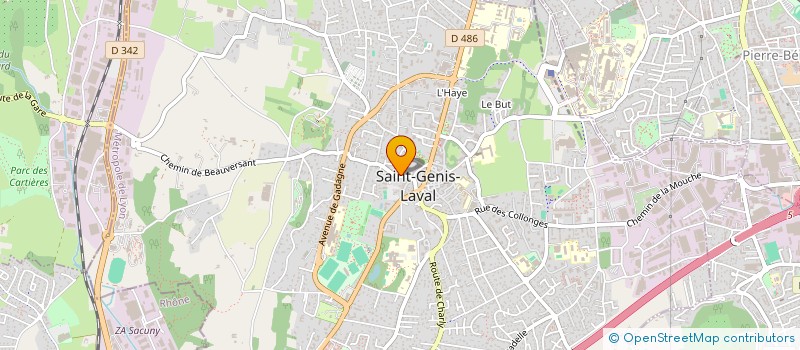 localisation de l'entreprise MON REVE EN BOIS  SAINT-GENIS-LAVAL