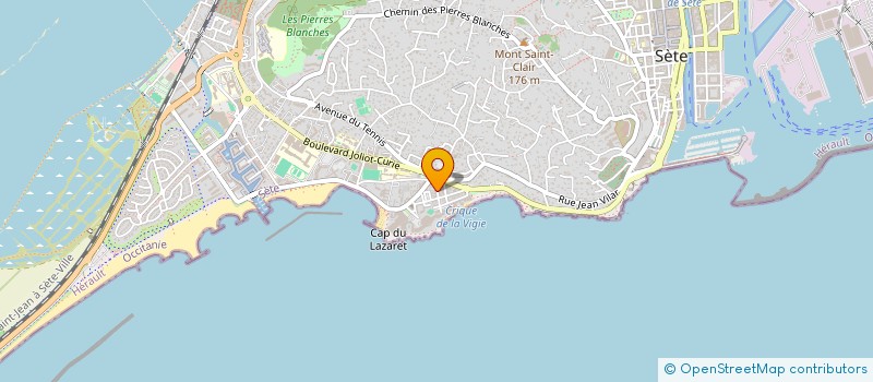 localisation de l'entreprise MON REVE FLEURI à SETE