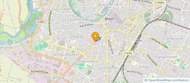 localisation de l'entreprise MON REVE IO  NIORT