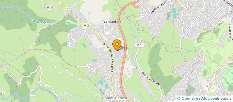 localisation de l'entreprise MON REVE, MON ESPOIR à SAINT-GENEST-LERPT