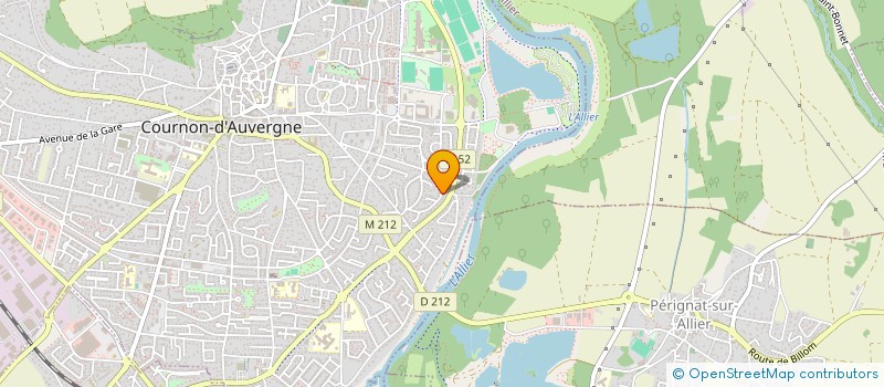 localisation de l'entreprise MON'S RACING  COURNON-D'AUVERGNE