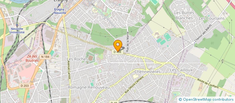localisation de l'entreprise MON SALON à ERAGNY