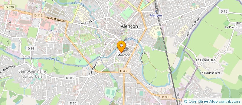 localisation de l'entreprise MON SALON à ALENCON