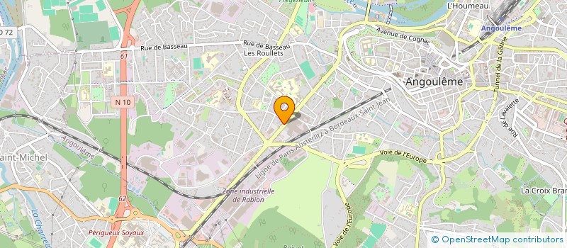 localisation de l'entreprise MON SALON VEGETAL à ANGOULEME