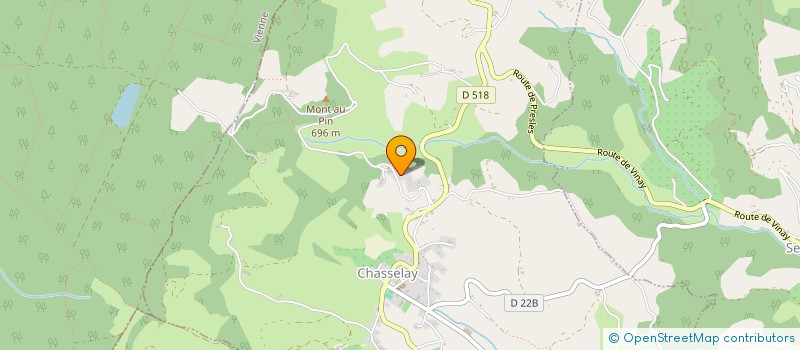 localisation de l'entreprise MON SERVICE PROPRETE  CHASSELAY