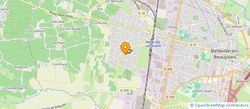 localisation de l'entreprise MON-SERVICEPAYE.COM à BELLEVILLE-EN-BEAUJOLAIS