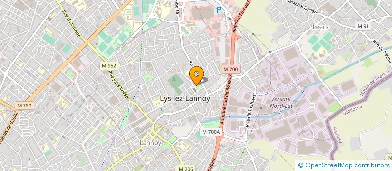 localisation de l'entreprise MON SOLEIL BRUNE à LYS-LEZ-LANNOY