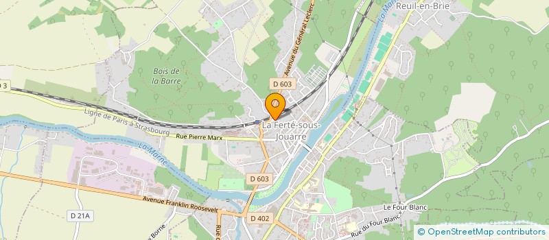 localisation de l'entreprise MON SOUTIEN SCHOLARIS à LA FERTE-SOUS-JOUARRE