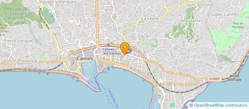 localisation de l'entreprise MON STUDIO MEUBLE à CANNES
