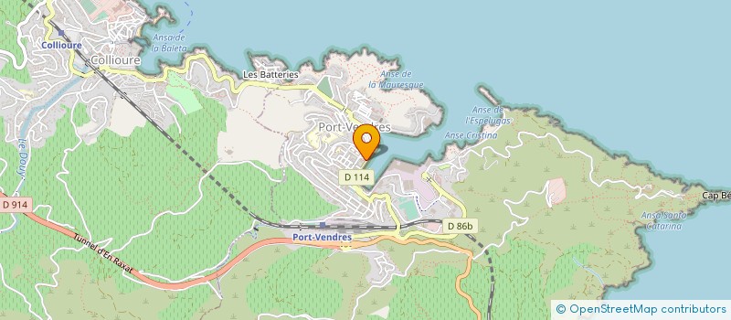 localisation de l'entreprise MON SUD VILLALONGUE à PORT-VENDRES