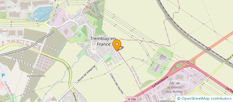 localisation de l'entreprise MON TELE PRO à TREMBLAY-EN-FRANCE