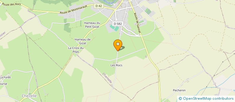 localisation de l'entreprise MON TERRITOIRE NUMERIQUE à CHANTELLE