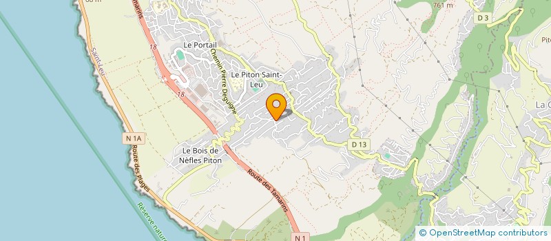 localisation de l'entreprise MON TI PITON à SAINT-LEU
