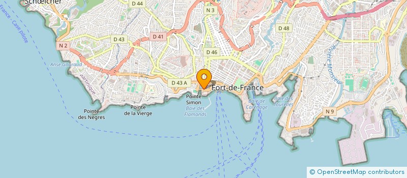 localisation de l'entreprise MON TOPOGRAPHE à FORT-DE-FRANCE