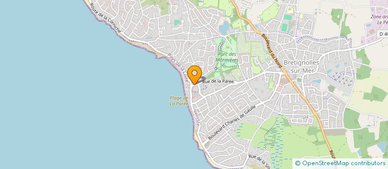 localisation de l'entreprise MON UNIVERS  BRETIGNOLLES-SUR-MER