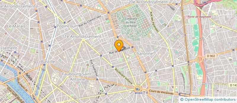 localisation de l'entreprise MON VILLAGE à PARIS