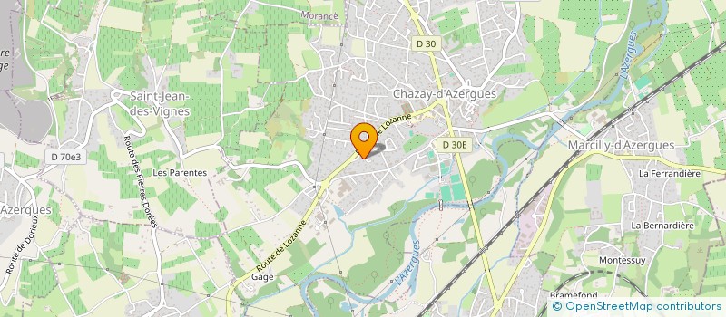 localisation de l'entreprise MON VOISIN LE JARDINIER  MARCILLY-D AZERGUES