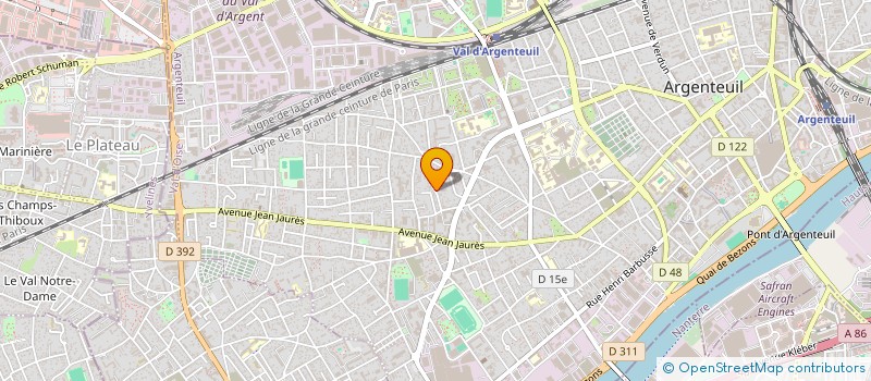 localisation de l'entreprise MON VOISIN PLOMBIER  ARGENTEUIL