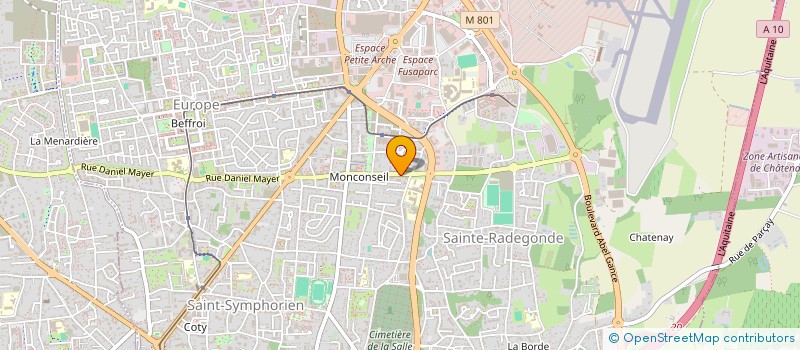 localisation de l'entreprise MON VTC 37  TOURS