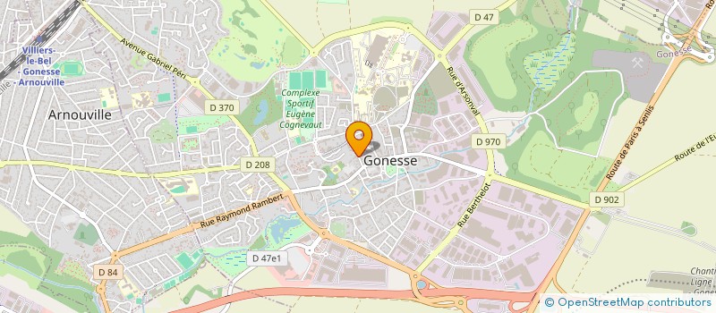 localisation de l'entreprise MON VTC PARISIEN à GONESSE