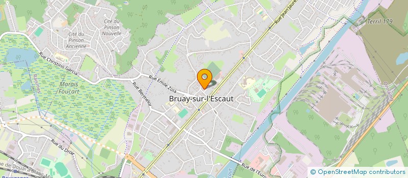 localisation de l'entreprise MON YOGA BIEN-ETRE  BRUAY-SUR-L'ESCAUT