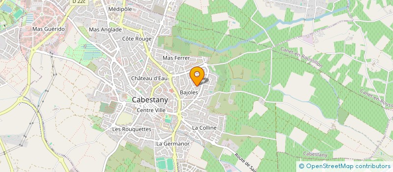 localisation de l'entreprise MON YOGA FORME  CABESTANY