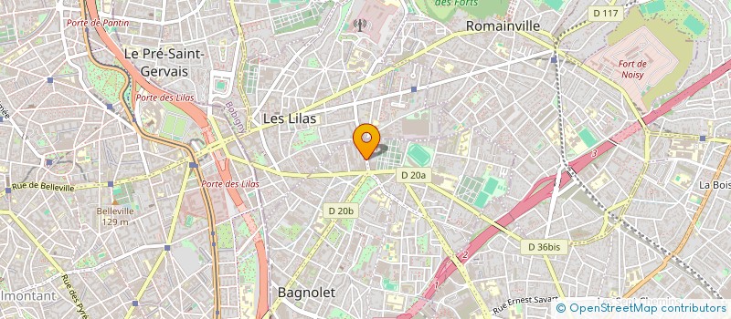 localisation de l'entreprise MONA  BAGNOLET
