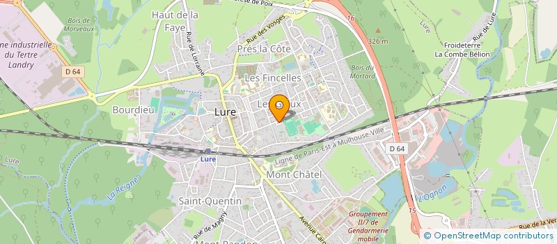 localisation de l'entreprise MONA  MOFFANS-ET-VACHERESSE